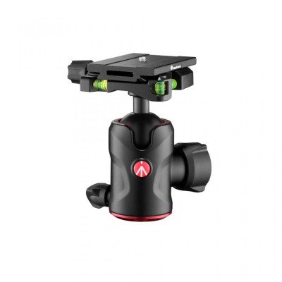 Manfrotto 496 Cap Bila Central cu Placa Top Lock, Arca-Swiss, Aluminiu, Sarcina 10 kg,...