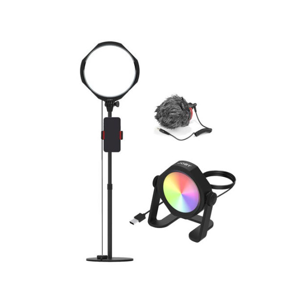 Joby Beamo Studio LED Kit Creator cu microfon