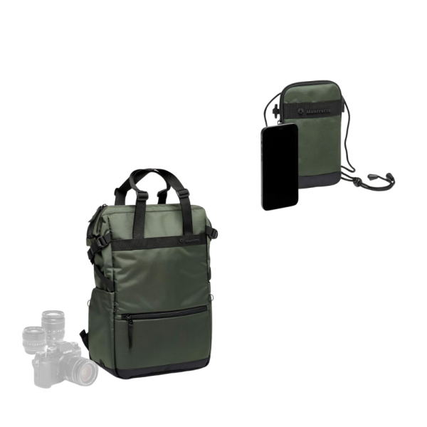 Manfrotto Street Rucsac convertibil+Manfrotto Husa Smartphone