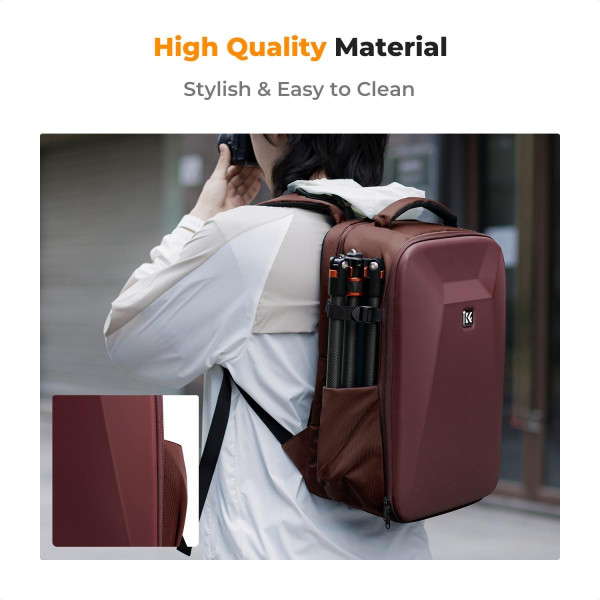 K&F CONCEPT Backpack 22L Nature Wander 10 (red), Rucsac foto