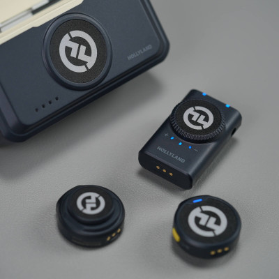 raza transmisie 300m microfon wireless profesional hollyland lark m2