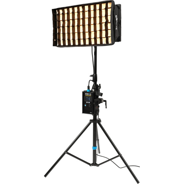 Nanlite PavoSlim 120B Panou LED Bi-Color, 150W, 2700K-6500K, 17620 Lux, Quick Release Softbox, V-Mount, Control DMX si App