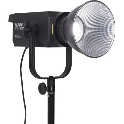 Avatar-Shop|Nanlite FS-300B Lampa Video LED Studio, Putere 350W, Bi-Color, 2700K-6500K, 12 efecte de lumina, Montura Bowens|Nanlite
