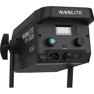 Avatar-Shop|Nanlite FS-300B Lampa Video LED Studio, Putere 350W, Bi-Color, 2700K-6500K, 12 efecte de lumina, Montura Bowens|Nanlite