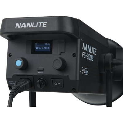 Avatar-Shop|Nanlite FS-300B Lampa Video LED Studio, Putere 350W, Bi-Color, 2700K-6500K, 12 efecte de lumina, Montura Bowens|Nanlite