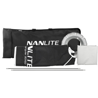 kit transport geanta softbox nanlite dreptunghiular pliabil 60x90