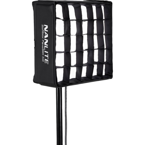 Nanlite SB-PS60-F Softbox Pliabil cu Eggcrate (Grid) pentru Panou LED PavoSlim 60B si 60C, Montare Rapida