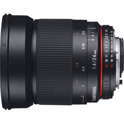 constructie optica 13 elemente 4 ed 2 asp samyang 24mm f1.4