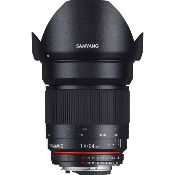 Samyang 24mm F1.4 ED AS IF UMC Nikon F Obiectiv foto Wide, Full Frame, AE Chip, Montura Nikon F