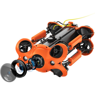 camera 4k eis si iluminare led 4000 lumeni rov chasing m2 pro