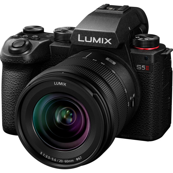 Panasonic Lumix S5 II S5M2 Aparat Foto Mirrorless, Kit Obiectiv 20-60 mm, Full Frame, 24.2 MP, Video 6K, Phase Hybrid AF