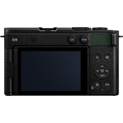 senzor full frame pdaf stabilizare 6.5 stopuri aparat compact panasonic s9 dark olive