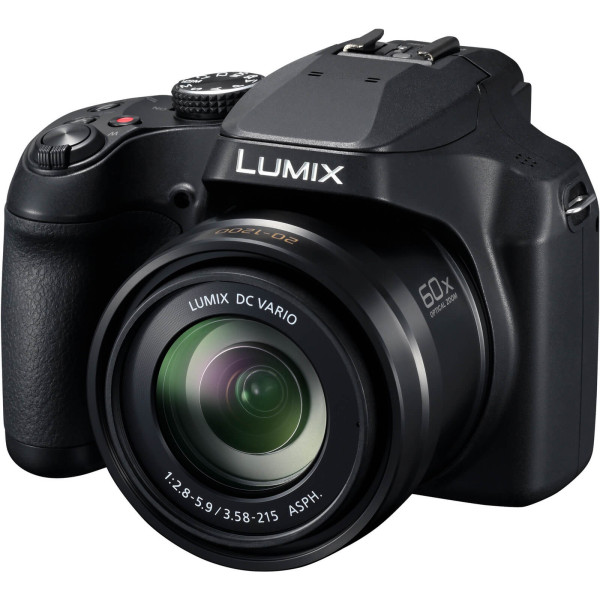 Panasonic Lumix FZ82D Aparat Foto Digital Bridge, Zoom Optic 60x (20-1200 mm), Senzor 18.1 MP, Video 4K, Vizor OLED