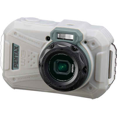 Pentax WG-1000 Olive Aparat Foto Compact Rezistent la Apa, Senzor 16.35 MP, Zoom Optic 4x, Subacvatic 15 m, Antisoc 2 m