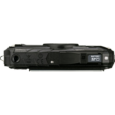 Ricoh WG-80 Black Aparat Foto Compact Rezistent la Apa, Senzor 16 MP, Zoom Optic 5x, Subacvatic 14 m, Antisoc 1.6 m