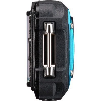 Pentax WG-90 Blue Aparat Foto Compact Rezistent la Apa, Senzor 16.0 MP, Zoom Optic 5x, Subacvatic 14 m, Antisoc 1.6 m