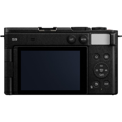 senzor full frame pdaf stabilizare 6.5 stopuri aparat compact panasonic s9 smokey white