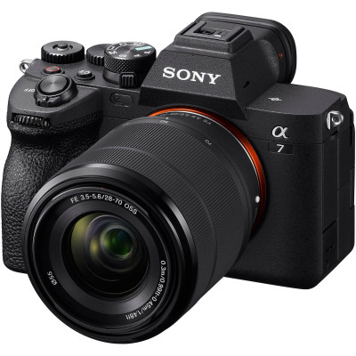 aparat foto mirrorless sony a7 iv kit obiectiv 28-70mm oss full frame 33 mp