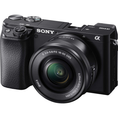 aparat foto mirrorless sony a6100 kit obiectiv 16-50mm oss 4k vlogging