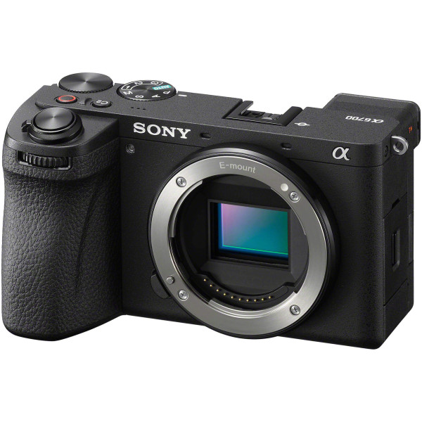 Sony A6700 Body Aparat Foto Mirrorless APS-C 26 MP, Video 4K 120p 10-bit, Procesor AI, Stabilizare 5 Axe, Negru