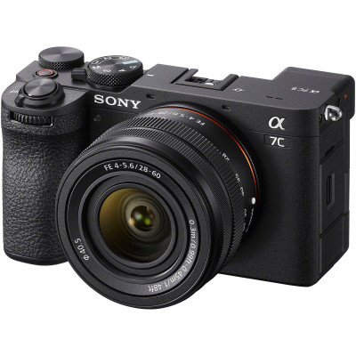 aparat foto mirrorless sony alpha 7c ii kit obiectiv 28-60mm full frame compact 33 mp