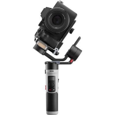 Zhiyun Crane M2S Combo Gimbal Stabilizator 3 Axe pentru Mirrorless, Smartphone si Camere Actiune, Lumina LED, Rucsac inclus