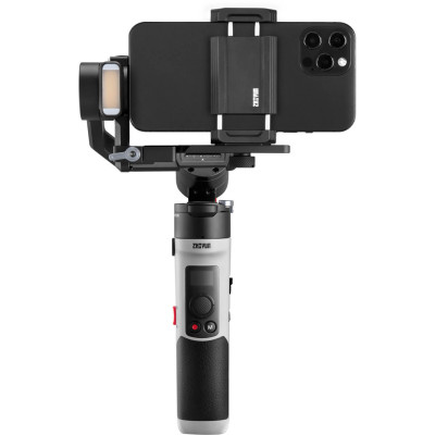 Zhiyun Crane M2S Combo Gimbal Stabilizator 3 Axe pentru Mirrorless, Smartphone si Camere Actiune, Lumina LED, Rucsac inclus
