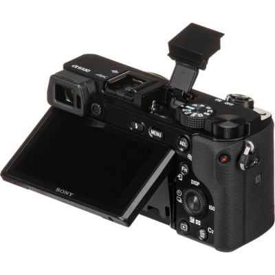 Sony Alpha A6100 Body Aparat Foto Mirrorless APS-C 24.2 MP, Video 4K, Real-time Eye AF, Ecran Rabatabil 180°, Negru