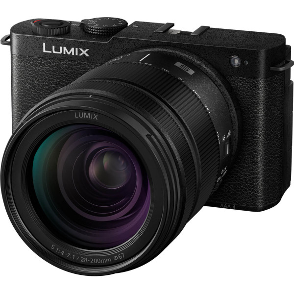Panasonic Lumix S9 Kit Obiectiv 28-200mm F4-7.1 Macro O.I.S. Aparat Foto Mirrorless Full Frame 24.2 MP, Video 6K, Real-Time LUT