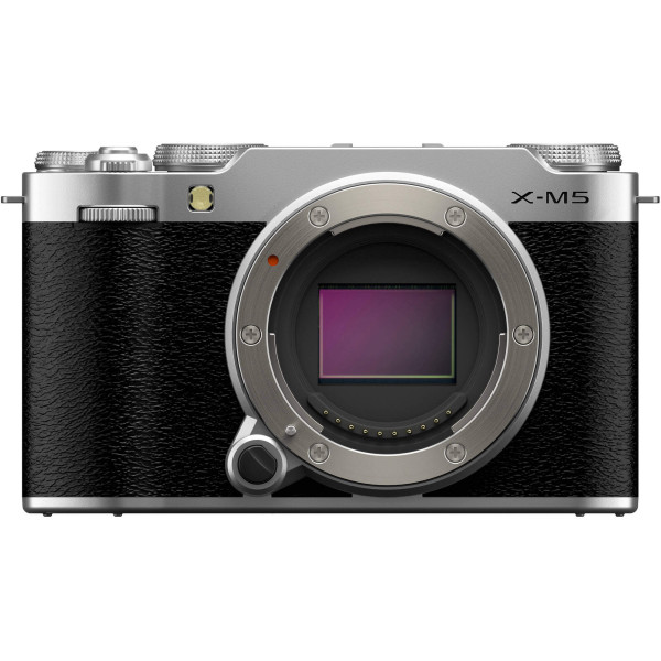 Fujifilm X-M5 Body Silver Aparat Foto Mirrorless APS-C 26.1 MP, Video 6.2K Open Gate, Procesor X-5, Autofocus AI, Argintiu