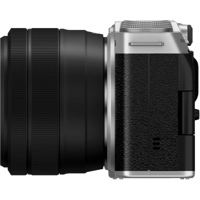 Fujifilm X-M5 Kit Obiectiv XC 15-45mm f/3.5-5.6 OIS PZ Aparat Foto Mirrorless 26.1 MP, Video 6.2K, Autofocus AI, Argintiu