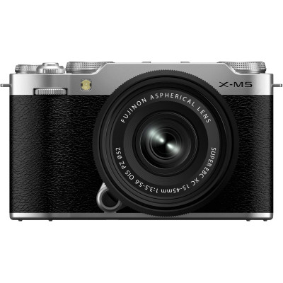 ecran tactil articulat fujifilm x-m5 silver kit vlogging si conectivitate smartphone xapp