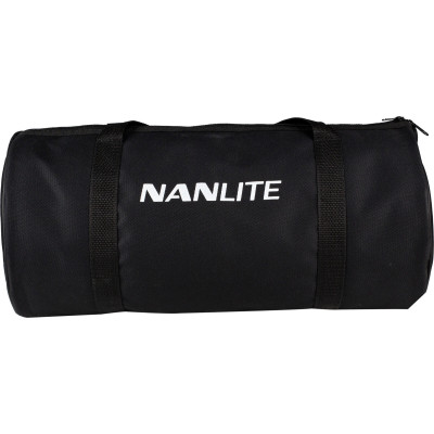 Nanlite Softbox Parabolic 60 cm FM Mount pentru Forza 60 si 150, 16 Laturi, Grila Textila Inclusa, Negru