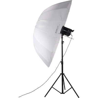 umbrela translucida nanlite 165 cm montata pe forza 300b setup interviu video