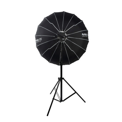 Nanlite LT-120 Lantern Softbox 120 cm, Iluminare Omnidirectionala 270 Grade, Montura Bowens, Include Fuste Control, Alb