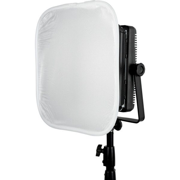 Nanlite Softbox pentru Panouri LED 600SA, 600CSA si 600DSA, Montare pe Barndoors, Interior Argintiu, Pliabil, Negru