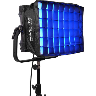 modificator lumina dreptunghiular nanlite sb-al300 instalare rapida pentru studio