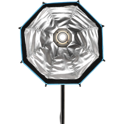 Nanlite SB-FMM-O-40 Softbox Octogonal 40 cm, Montura FM, Sistem Quick Release, Include Grid si Doua Difuzii, Argintiu