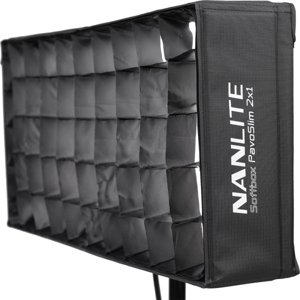 Nanlite EGC-PS120-Q Eggcrate Grid pentru Softbox PavoSlim 120B si 120C, Control Directional, Montare Velcro, Negru