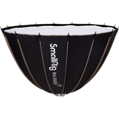 setup studio profesional smallrig ra-d120 montat pe proiector led bowens grid 45 grade portret