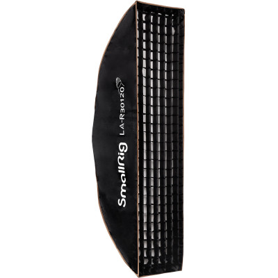 smallrig la-r30120 structura metalica rezistenta interior argintiu softbox strip 30x120 montura bowens