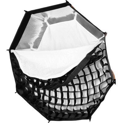 SmallRig 4633 Softbox Octagonal LA-O90 90 cm, Montura Bowens, Quick Release, Include Grid Honeycomb si 2 Difuzii