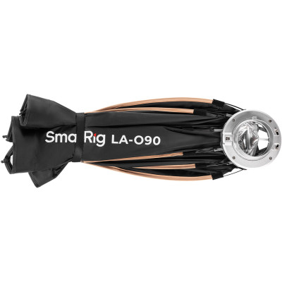 SmallRig 4633 Softbox Octagonal LA-O90 90 cm, Montura Bowens, Quick Release, Include Grid Honeycomb si 2 Difuzii