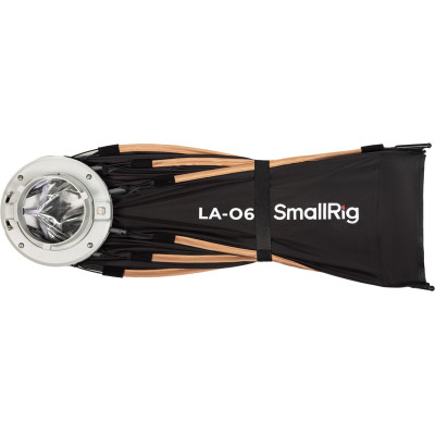 SmallRig 4874 Softbox Octagonal LA-O65 65 cm, Montura Bowens, Quick Release, Include Grid Honeycomb si 2 Difuzii