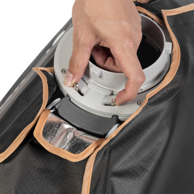 SmallRig 5370 Softbox Strip FS-30120 30 x 120 cm, Quick-Setup Folding, Montura Bowens, Include Grid si 2 Difuzii