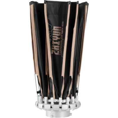 Zhiyun Softbox Parabolic 60cm, Montura Bowens, Quick Setup 16 Tije, Include Grid si Difuzii, Pentru Molus G60 si X100, 60D