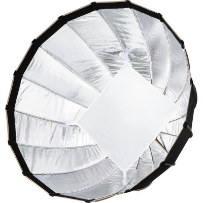 Zhiyun Softbox Parabolic 90D 90 cm, Montura Bowens, Quick Setup 16 Tije, Include Grid si 2 Difuzii, Pentru Studio si Interviu