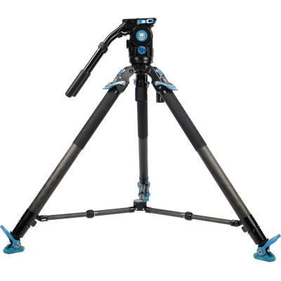 kit trepied video sirui carbon fiber pentru camere cinema profesionale sarcina 15kg