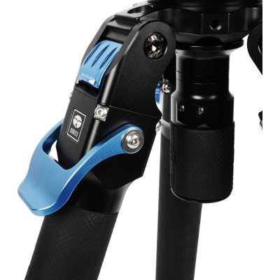 Sirui SVT-75 Pro Trepied Video Carbon, Cap Fluid VHS10, Sistem Rapid One-Step, Sarcina 10kg, Bol 75mm, Include Mid-Spreader