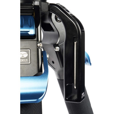 Sirui SVT-75 Pro Trepied Video Carbon, Cap Fluid VHS10, Sistem Rapid One-Step, Sarcina 10kg, Bol 75mm, Include Mid-Spreader